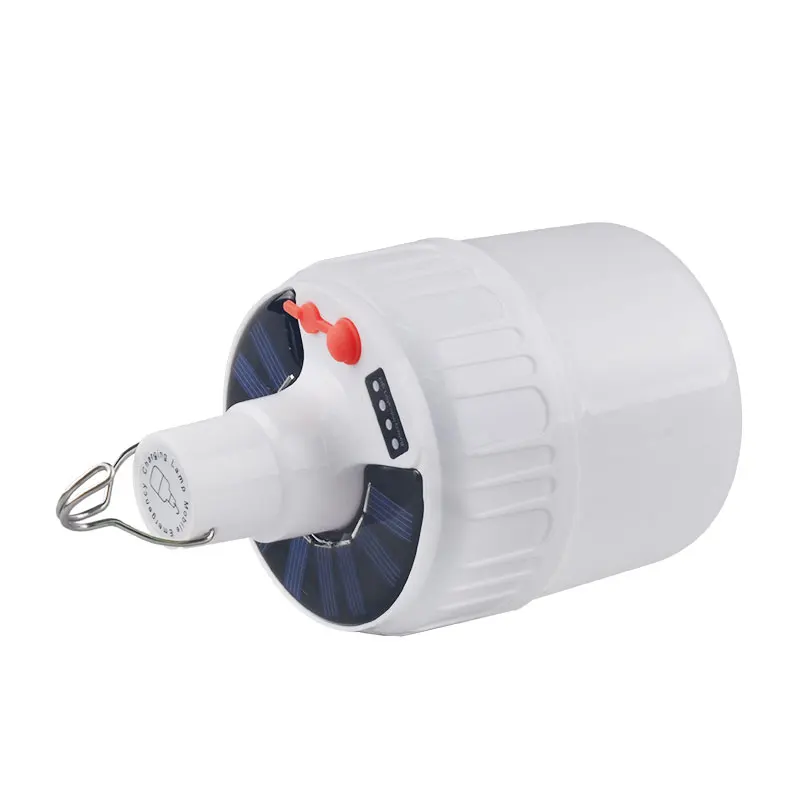 Solar Remote Control Induction Lamp Bulb Decorative Lamp Bulb For Camping Wireless Waterproof 80W Bulb Lamps