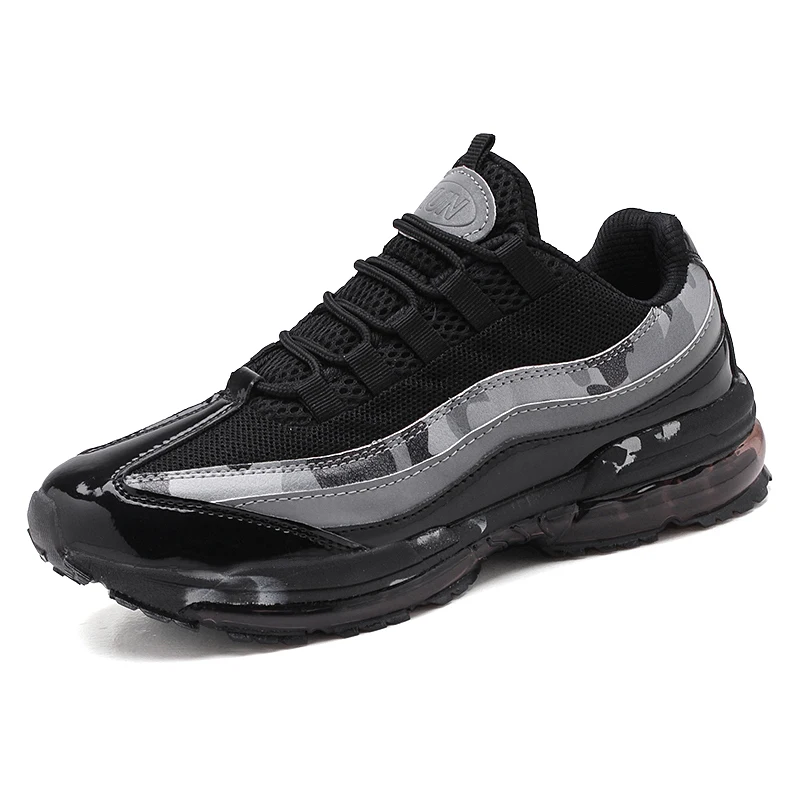 World-win top grade full palm air cushion large size running sneaker Men Sport Casual Shoes