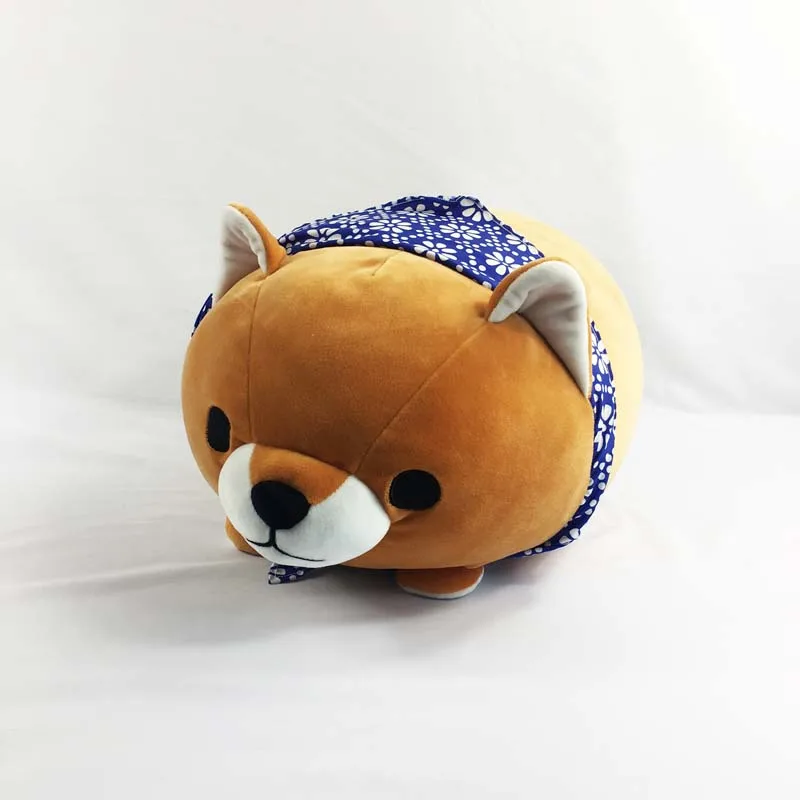 New Arrival Unisex Dakimakura Shiba Inu Dog Plush Pillow Adorable Cushion Filled with PP Cotton for Ages 8-24 Months