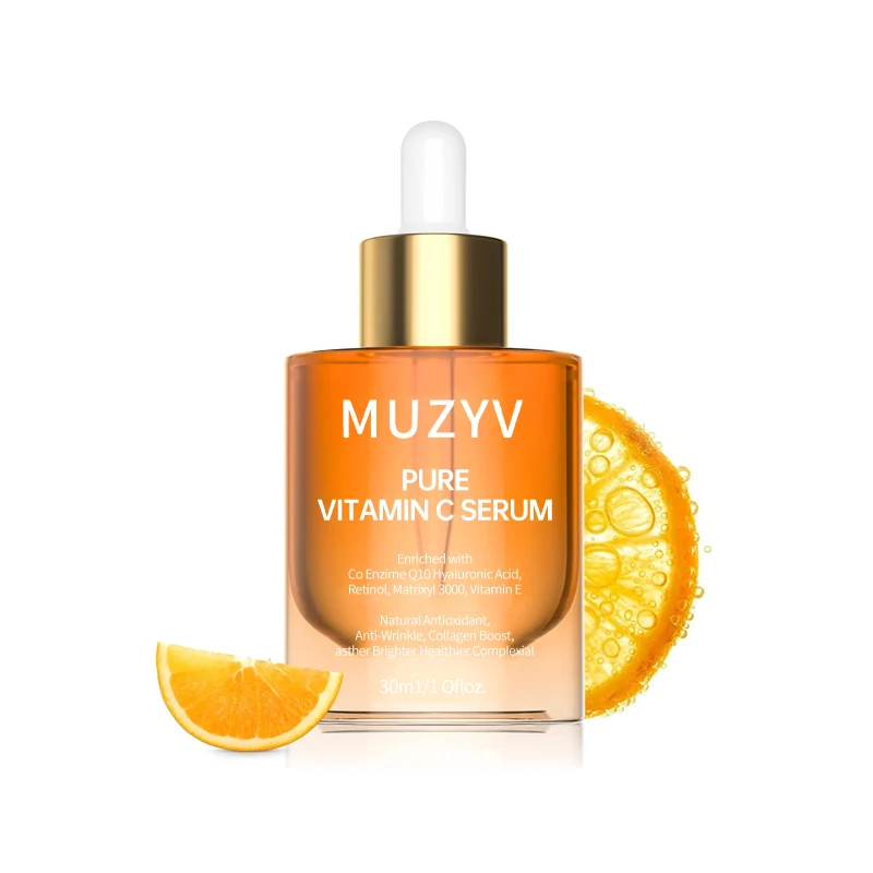Private Label Glow Serum Removes Dark Spot Acne 30ml Anti-aging Oxidant Vitamin C Serum for Woman