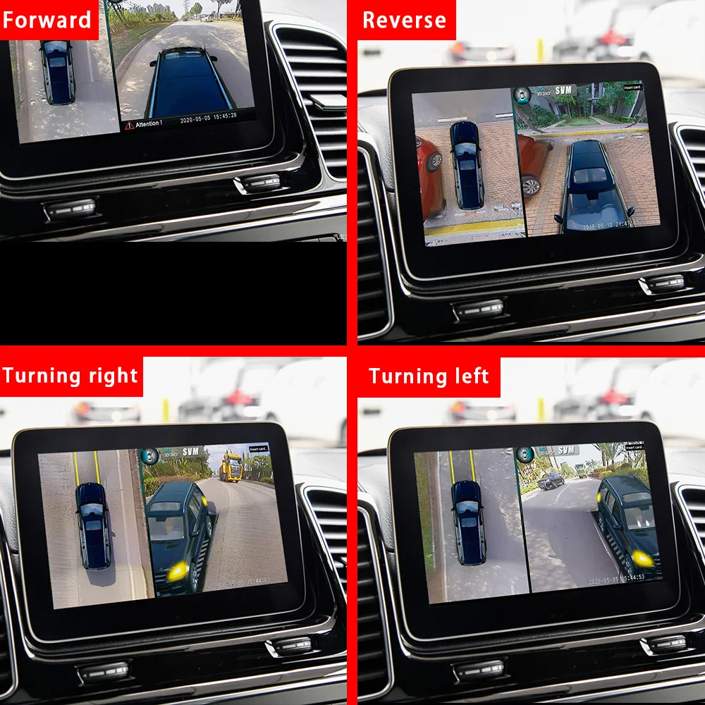 360 bird view system model Assisting a lane change used for Benz GLS GLE ML GLC Series after market