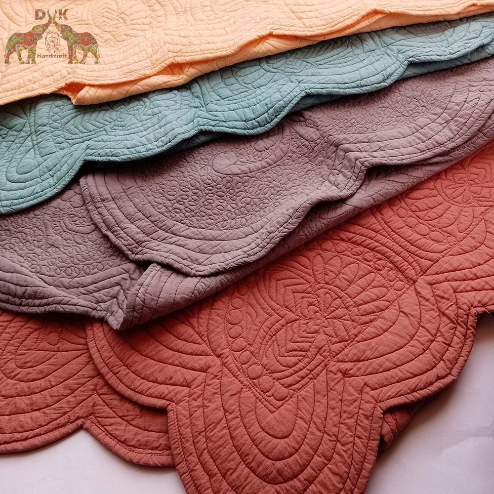Soft 100% cotton Baby Quilt heirloom baby quilt crib bedding set machine cot Quilt baby blanket