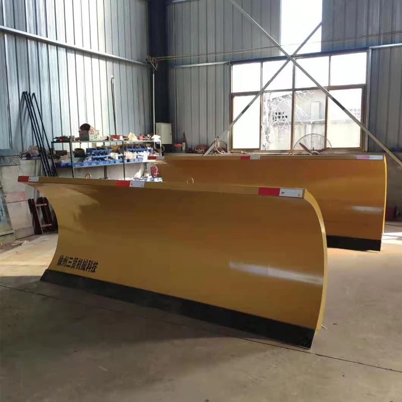 truck skid steer loader snow shovel machine snow blade hydraulic snow plow for sale