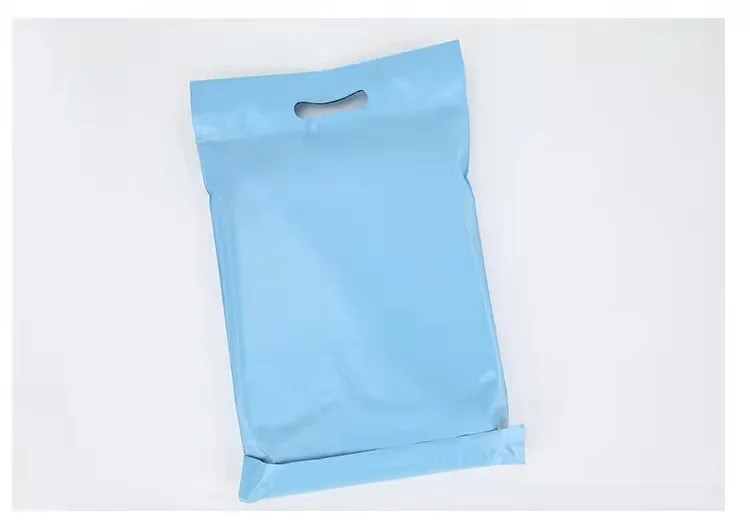 YC Courier Bags With Handle Thank You Poly Mailer Bag Custom Printed Transportation Packaging Pe Plastic Bags