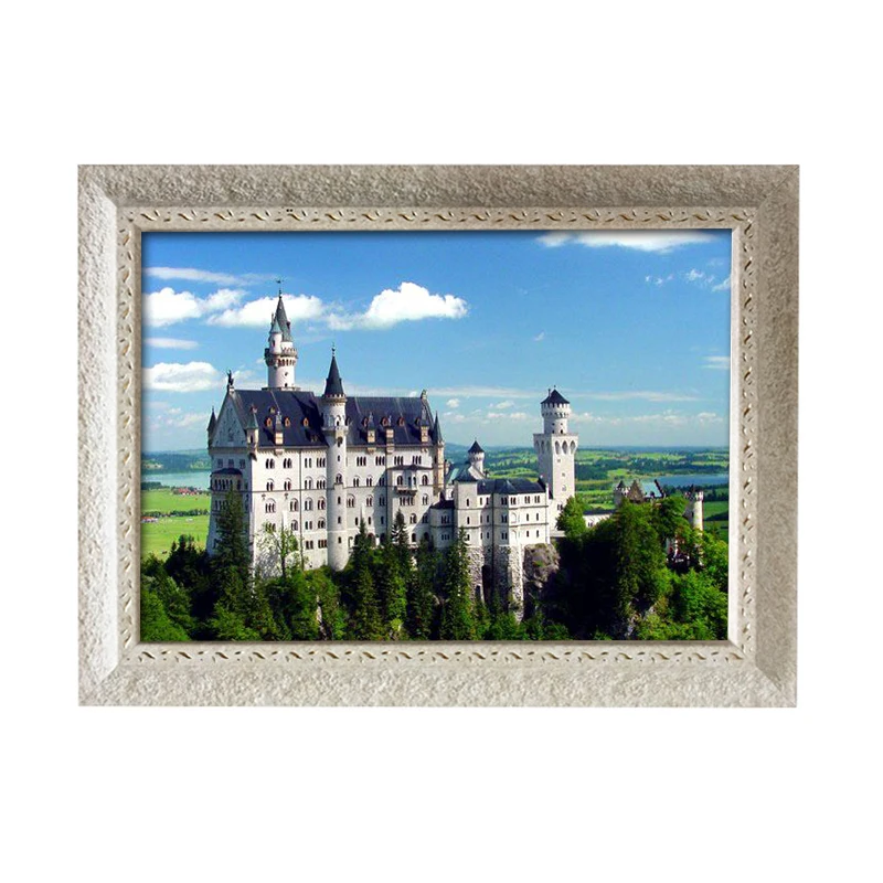 Оптовая продажа, фоторамка из материала PS с каменной текстурой, Мраморная фоторамка