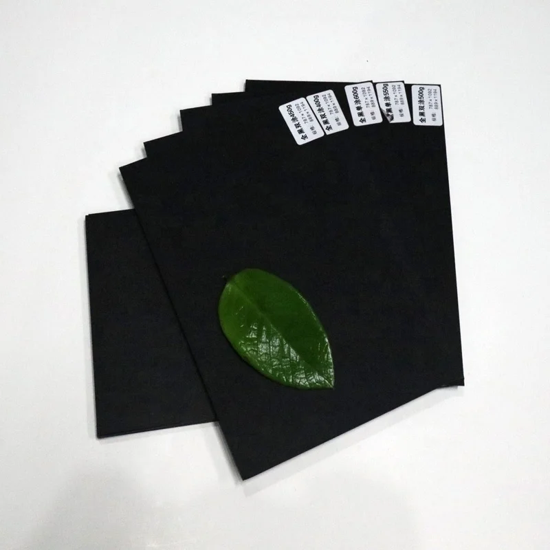 Заводская цена черный картон бумага