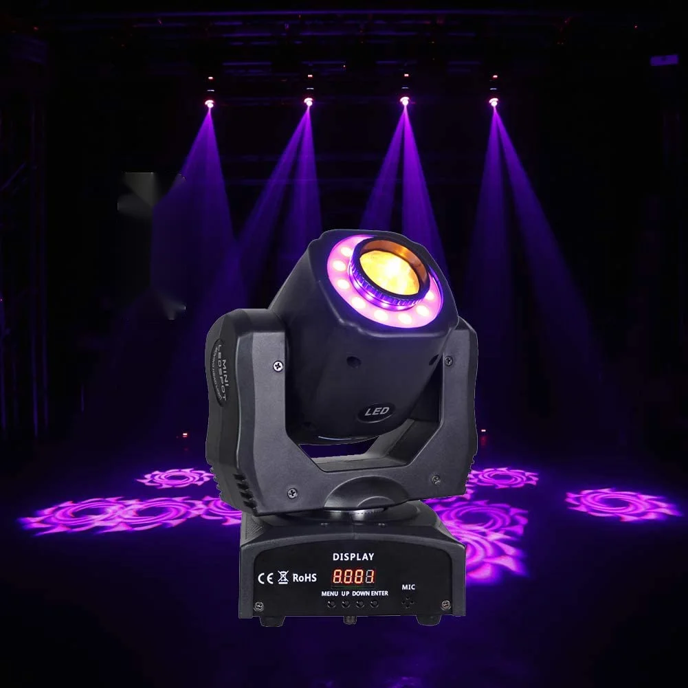 High Quality 60W Mini Spot Light with Auto Sound DMX Control DJ Equipment Led Disco Party Light