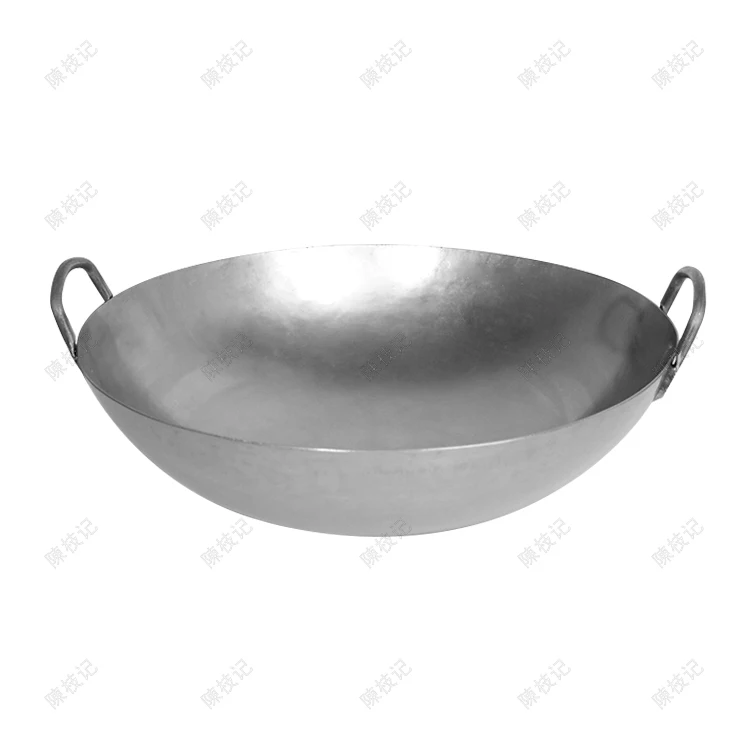 factory kitchen Chinese Cooked iron pan cooking wok Carbon Steel Wok