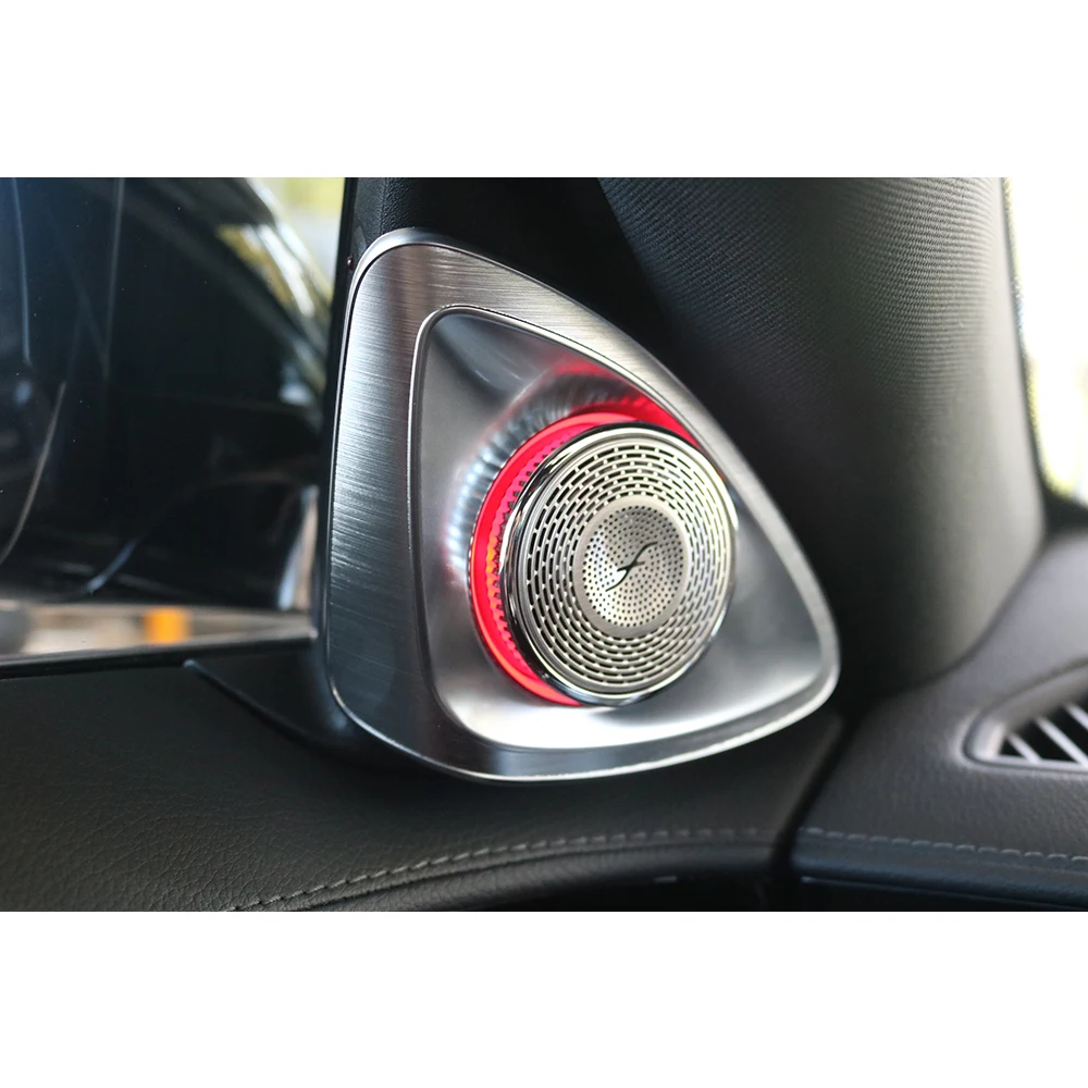 2021 Latest Launch 4D Rotating Tweeter Speaker With 64 Color Ambient Light Car Audio Speakers For Mercedes S-class W223