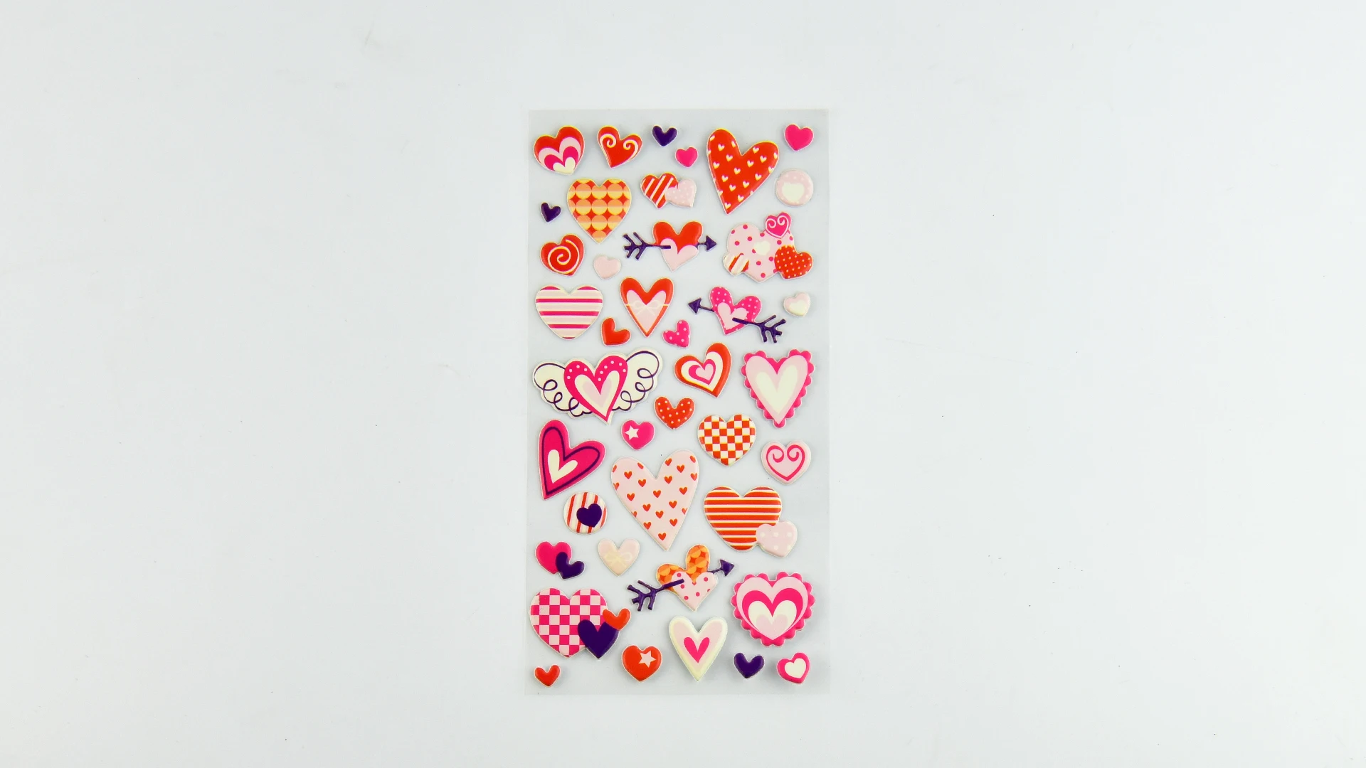 
Manufacturer Custom Design 3D Colorful Letter Puffy Sticker Sheet 