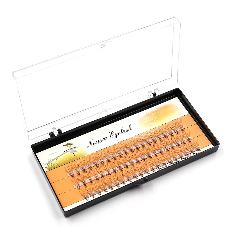 Custom private label las extension supplies premade fans individual volume mink eyelash extensions with packaging box