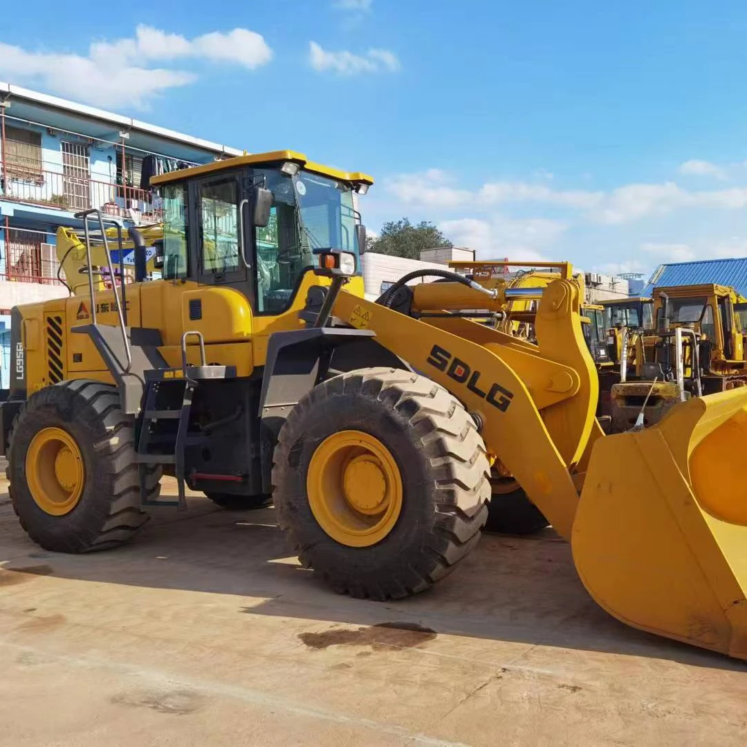 used 5 ton Wheel Loader  China made SDLG LG956L front loader