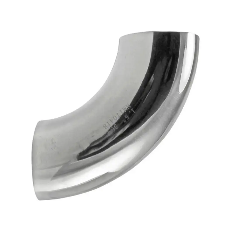 SUS304 316 Pipe Fittings Stainless Steel Elbow Butt-Weld Fittings BW LR Long Radius 90 Degree Sch10 Sch40 Seamless Ss Elbow