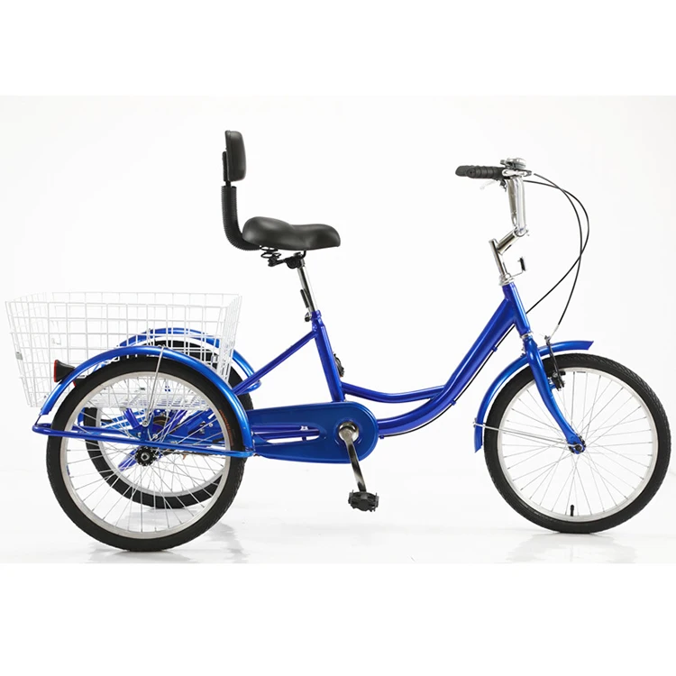
Three wheel bike single speed 20 inch adult tricycle/ trike for old people 