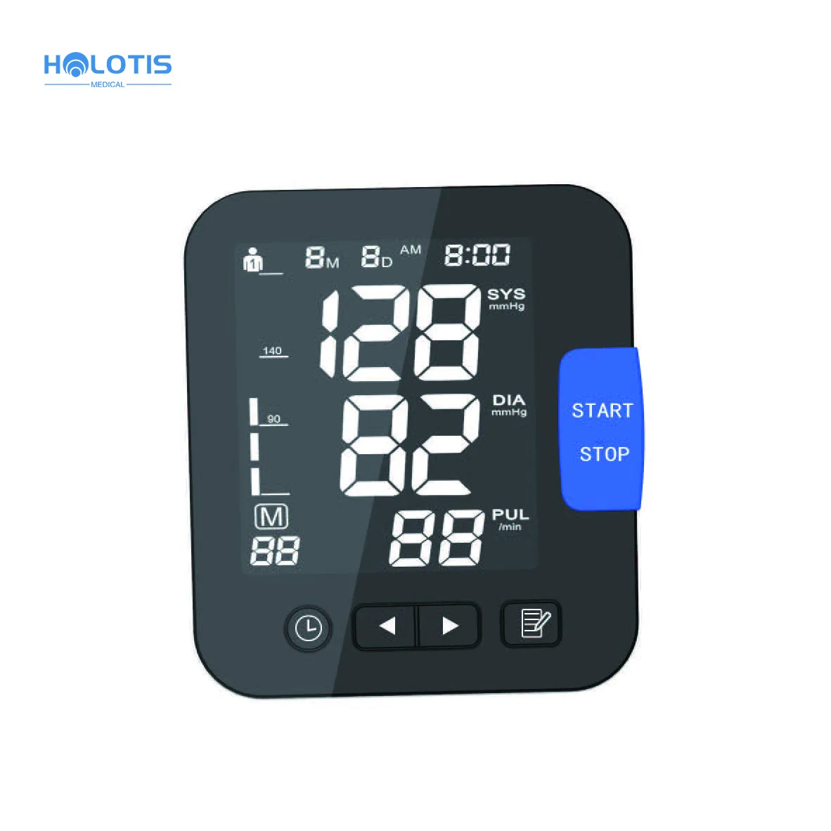 Holotis CE ISO Approved Medical  Sphygmomanometer Monitor with Blue tooth Bp Machines Digital Blood Pressure Monitor Baigen