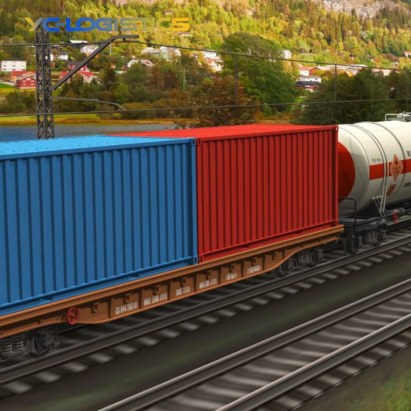 railway shipping agent FBA DDP service fast train shipping China to netherlands Romania Bulgaria italy railway freight