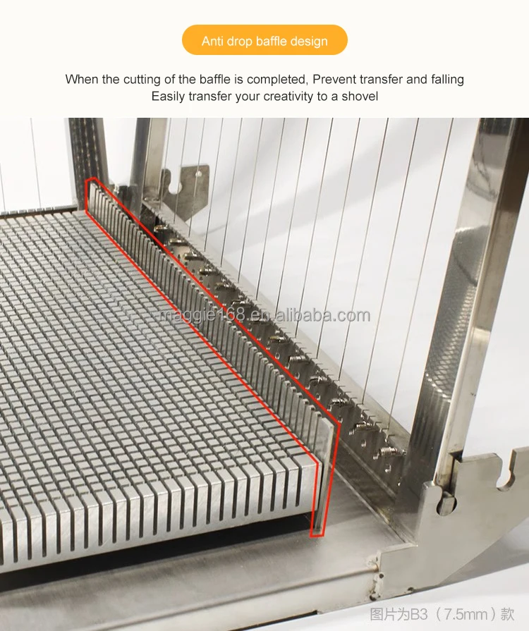 30*30cm 304 Stainless Steel Tofu Cheesecake Cube Cutting Machine Hand Operate Jelly Candy Wire Cutter Guitar Chocolate Cutter