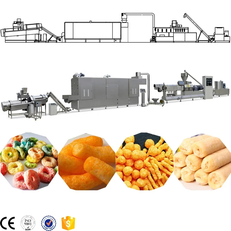 2022 New Condition Core Filling Snack Machine Corn Puff Making Machine