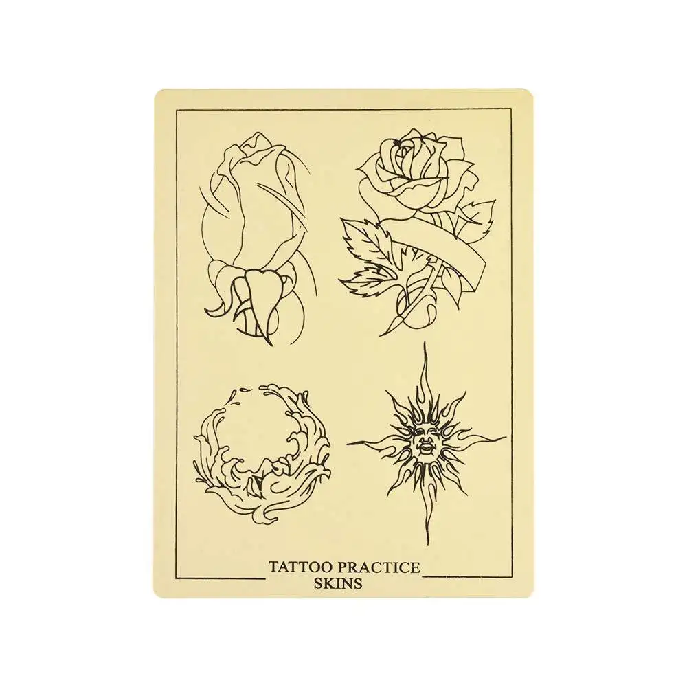 Beginner rose fog surface color fog tattoo practice skin tattoo training for tattoo training beginner silicone skin