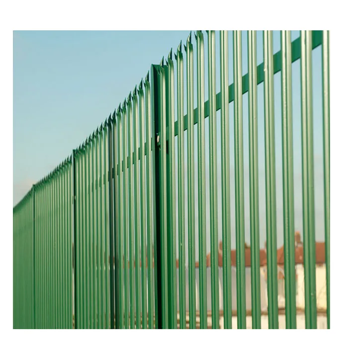 Factory price stainless steel hot dipped galvanized palisade fence black aluminium palisade fencing