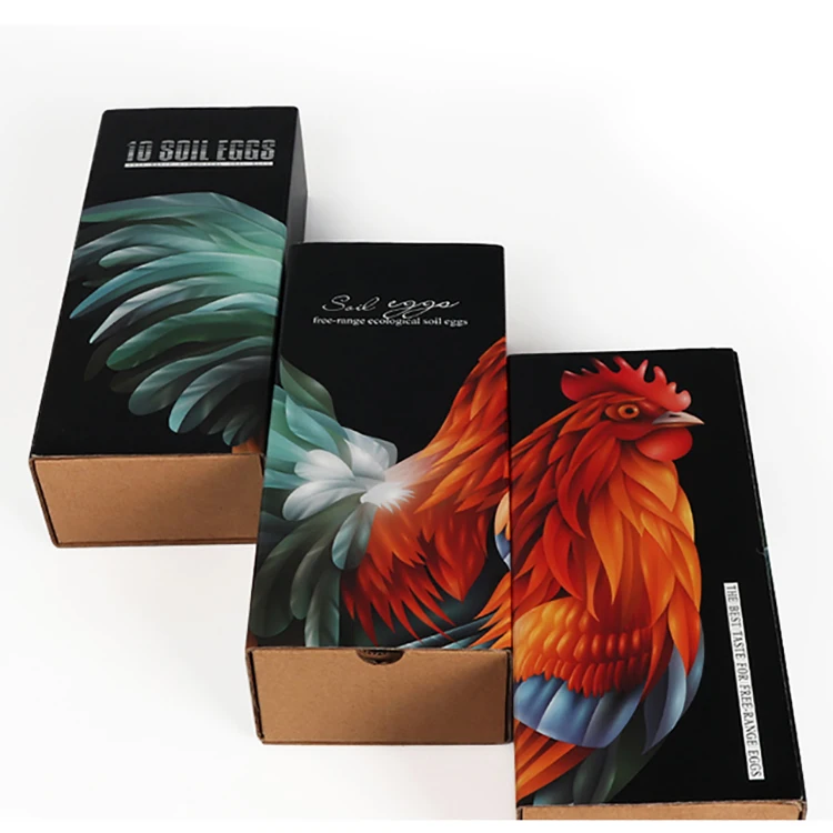 Easter Egg Custom Size Recycle Corrugated Chicken Egg Tart Art Paper 12 Egg Cartons Packaging Box