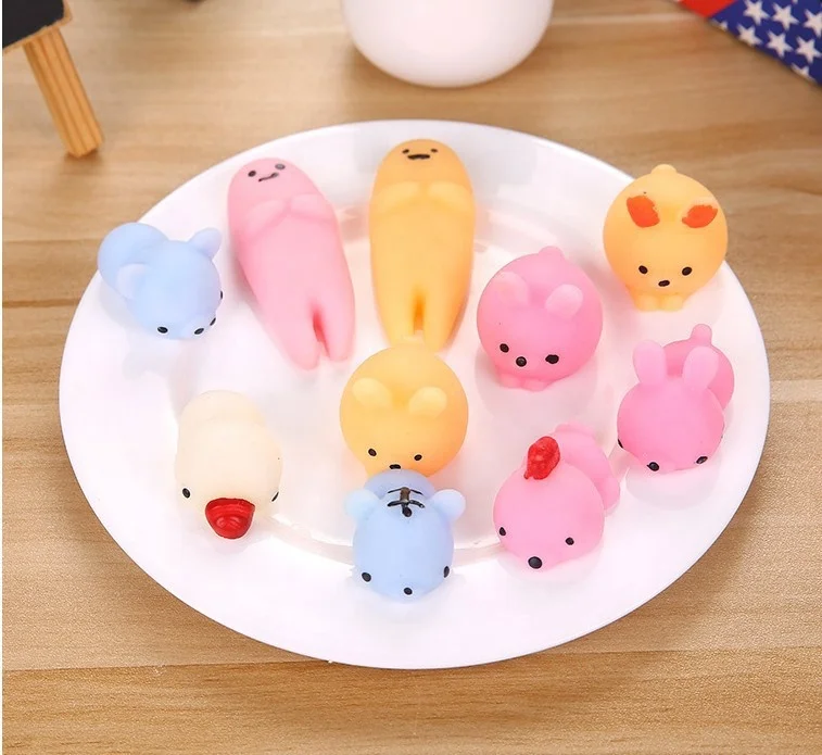  Лидер продаж на Amazon мини-игрушки животные антистресс кавайная игрушка mochi squishy