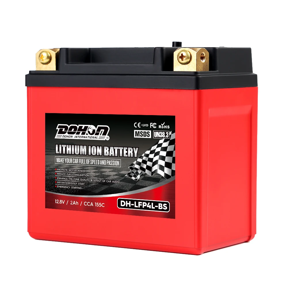 Проивзодитель-батареи LiFepo4 12V LFP4L-BS 2Ah 155CCA литиевая батарея мотоцикл