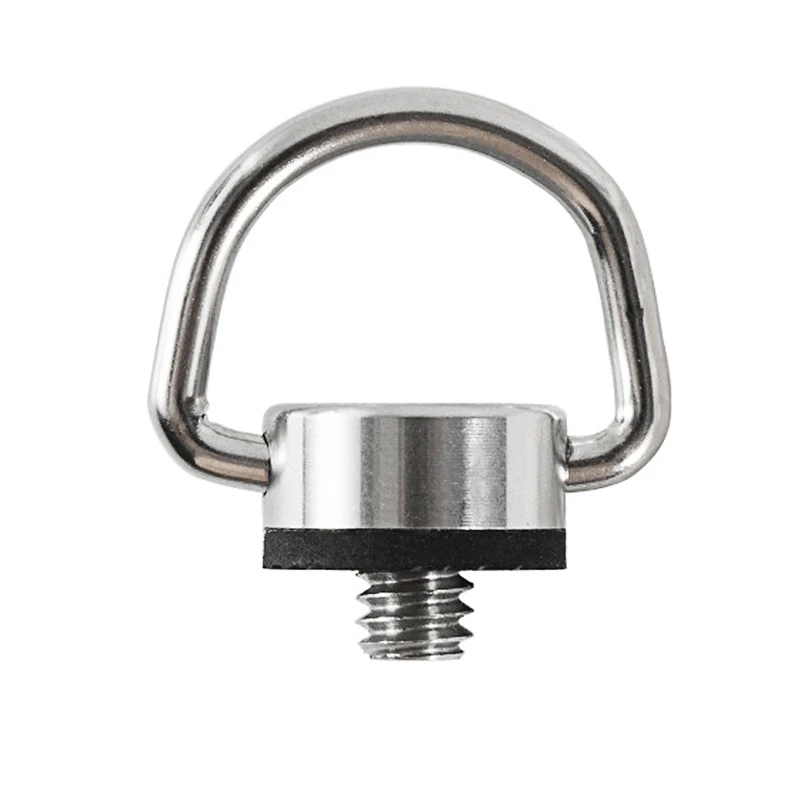 Stainless Steel 1/4 D-Ring camera screw quick release screw for dslr camera