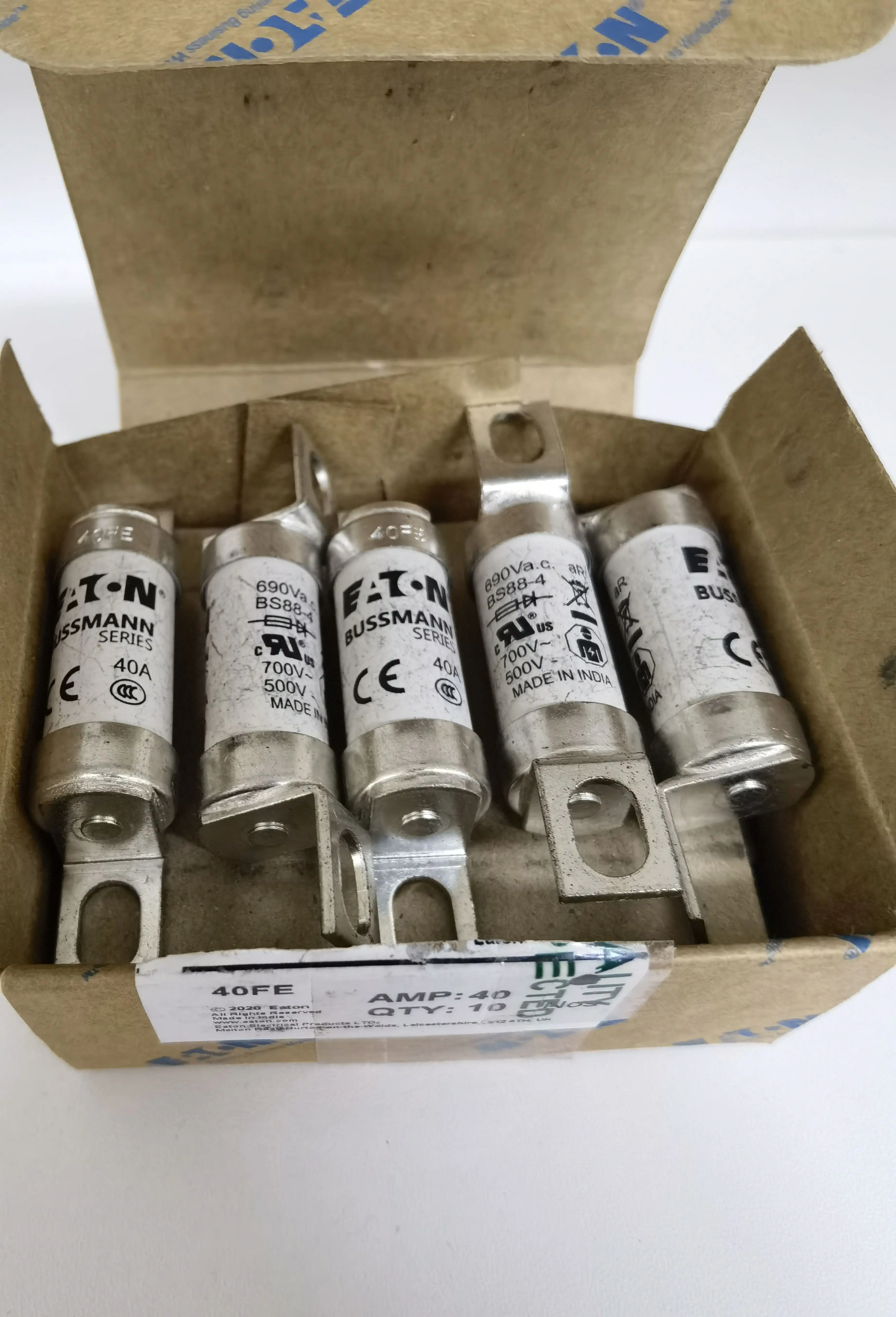 BS:88 BUSSMANN Fuse 690V 35A 40A 50A 63A 71A 80A 90A 100A  35FE 40FE 45FE 50FE 63FE 71FE 80FE 90FE 100FE