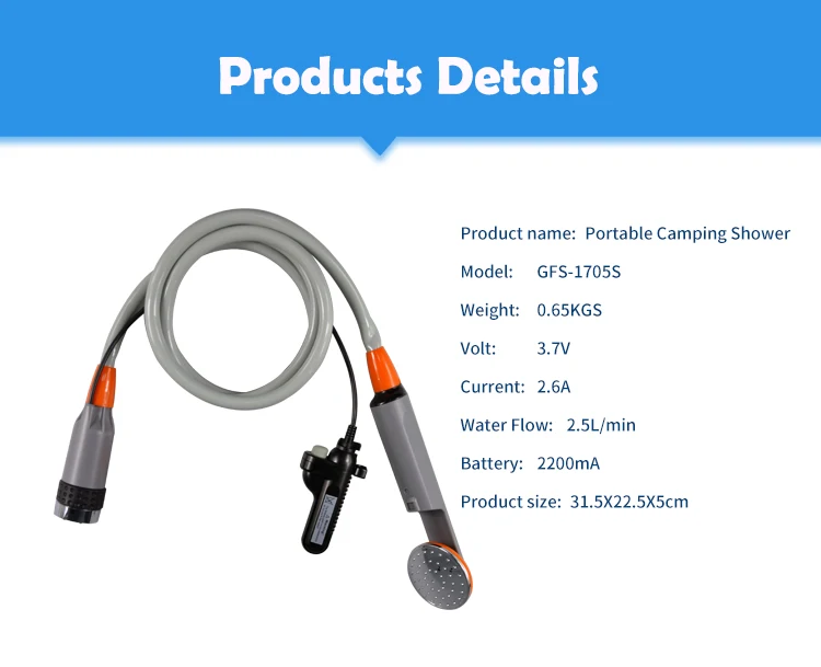 USB Rechargeable Portable toilet Sprayer Travel Bidet with Foldable Bucket for Indoor & Outdoor use