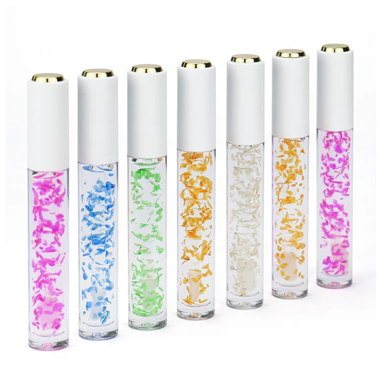 Private Label Custom Logo Vegan Base Chapstick Organic Repairing Moisturizing Lip Plumper Oil