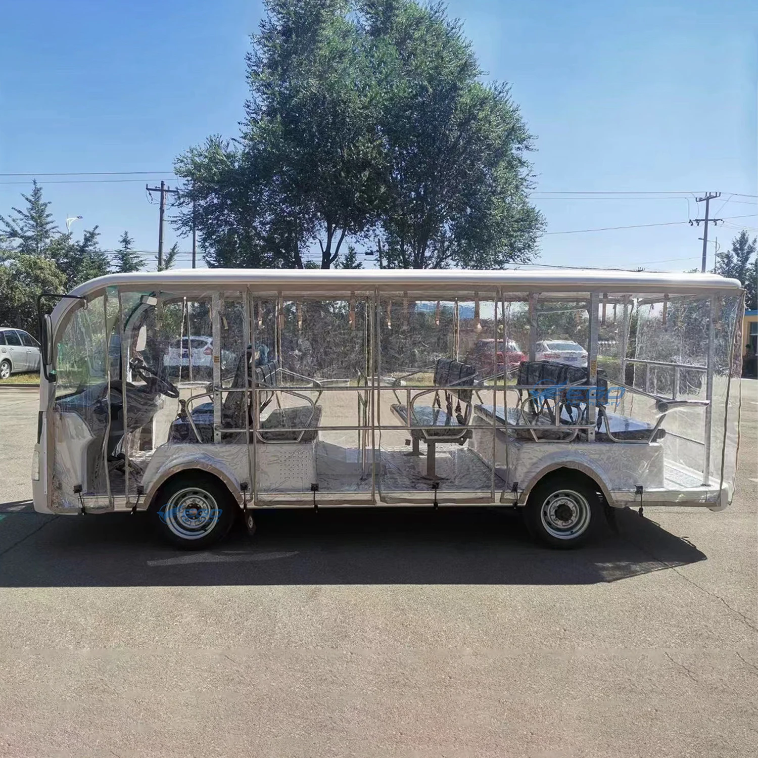 Mini City Sightseeing Long range electric bus 16 seater Luxury Air conditioning coach bus 18 seater buses