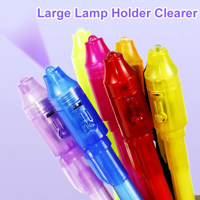 Ink Marker Pen Secret Spy Message for Ideas Gifts LED light UV money detector invisible ink pen