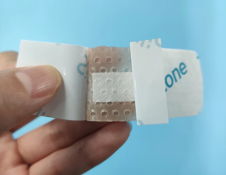 Medical Disposables Water Proof Wound Dressing Border Absorb Silicone Wound Dressings And Care For Materials