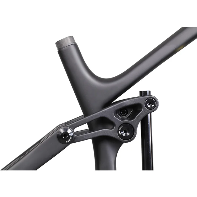 carbon   ebike  frame  full suspension ebike  frames with Bafang M600 battery motor