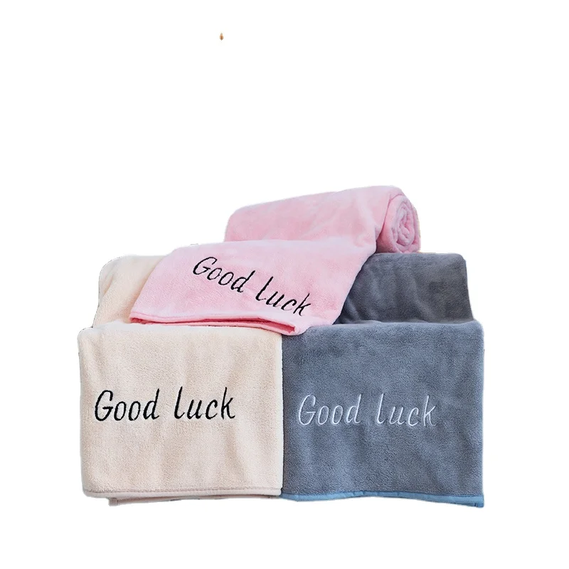 Wholesale good water absorption coral fleece towel for bath