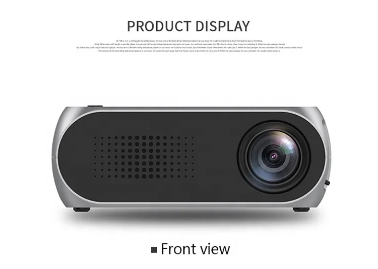  Lejiada Мини проектор для детей Портативный 1080p Поддержка 4K экран мобильного телефона осветительный светодиодный прибор дневного мини-проектор YG320 открытый домашнего