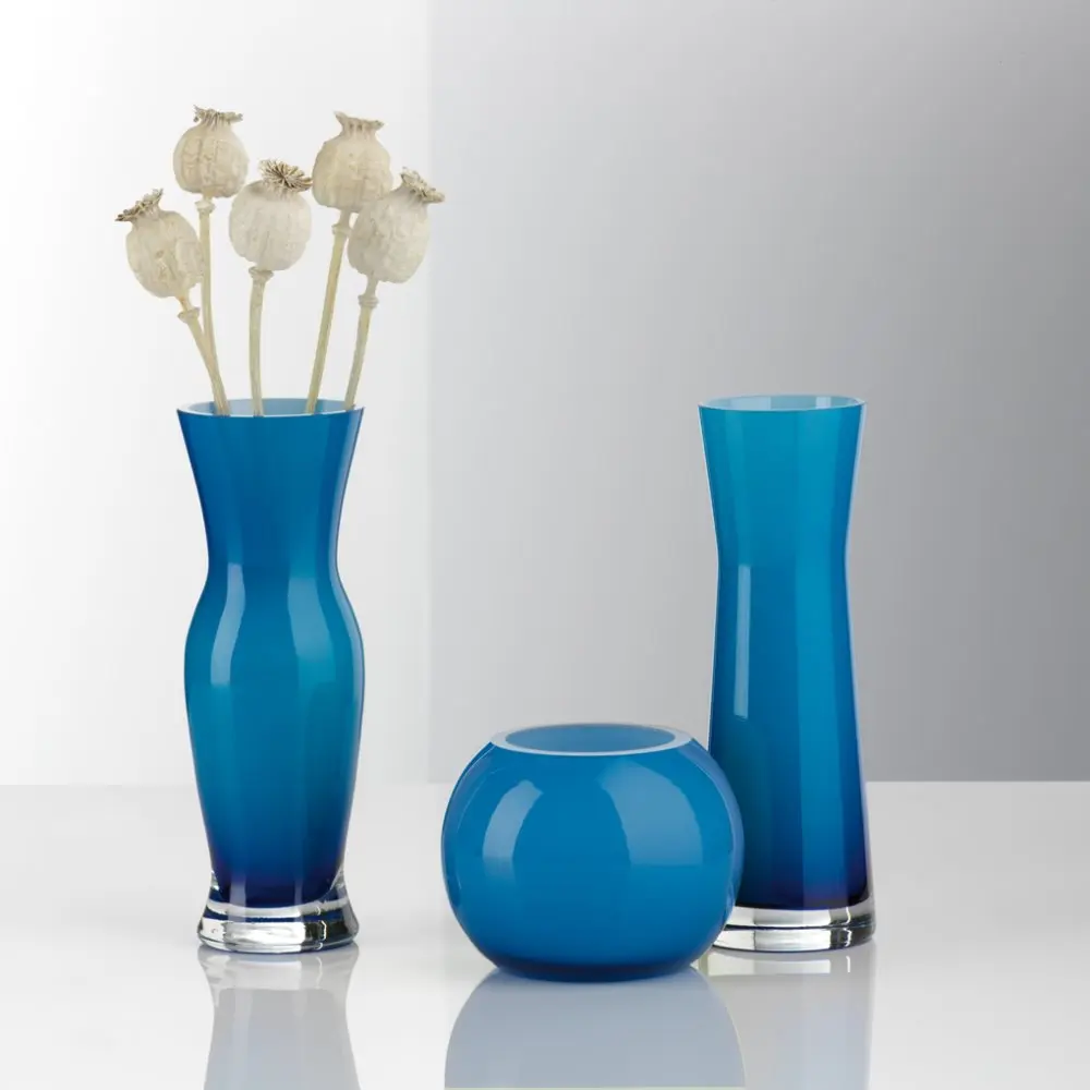 1L  Glass Carafe Juice Glass Jar vases glasses  Modern Custom Type Unique Transparent Cylinder Wedding  Flower Vase