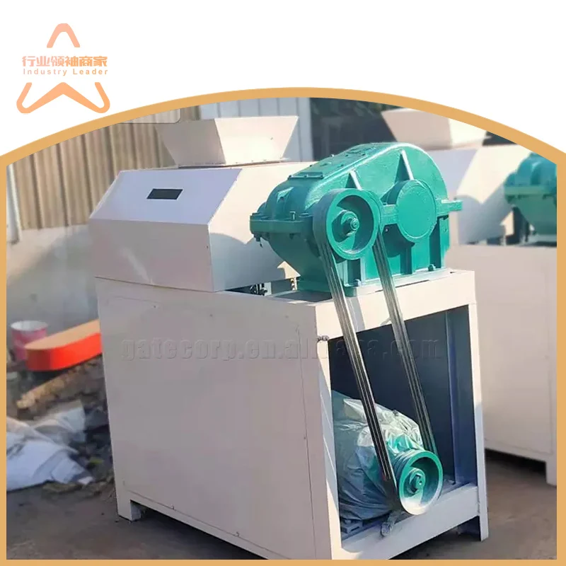 Fertilizer Organic Machine Fertilizer Plant Cow Dung Fertilizer Double Roller Granulator  Machine