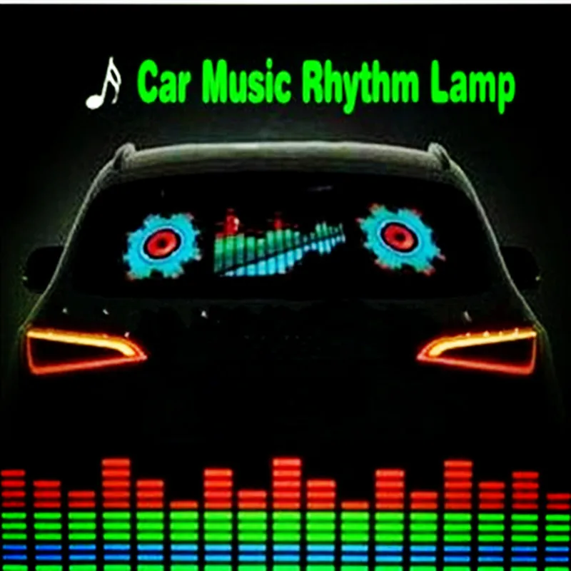 Customizable Flalshing LED EL Light Decal glow sticker for bike motorcycle Taxi Rideshare Window Light Logo Sign no MOQ limit