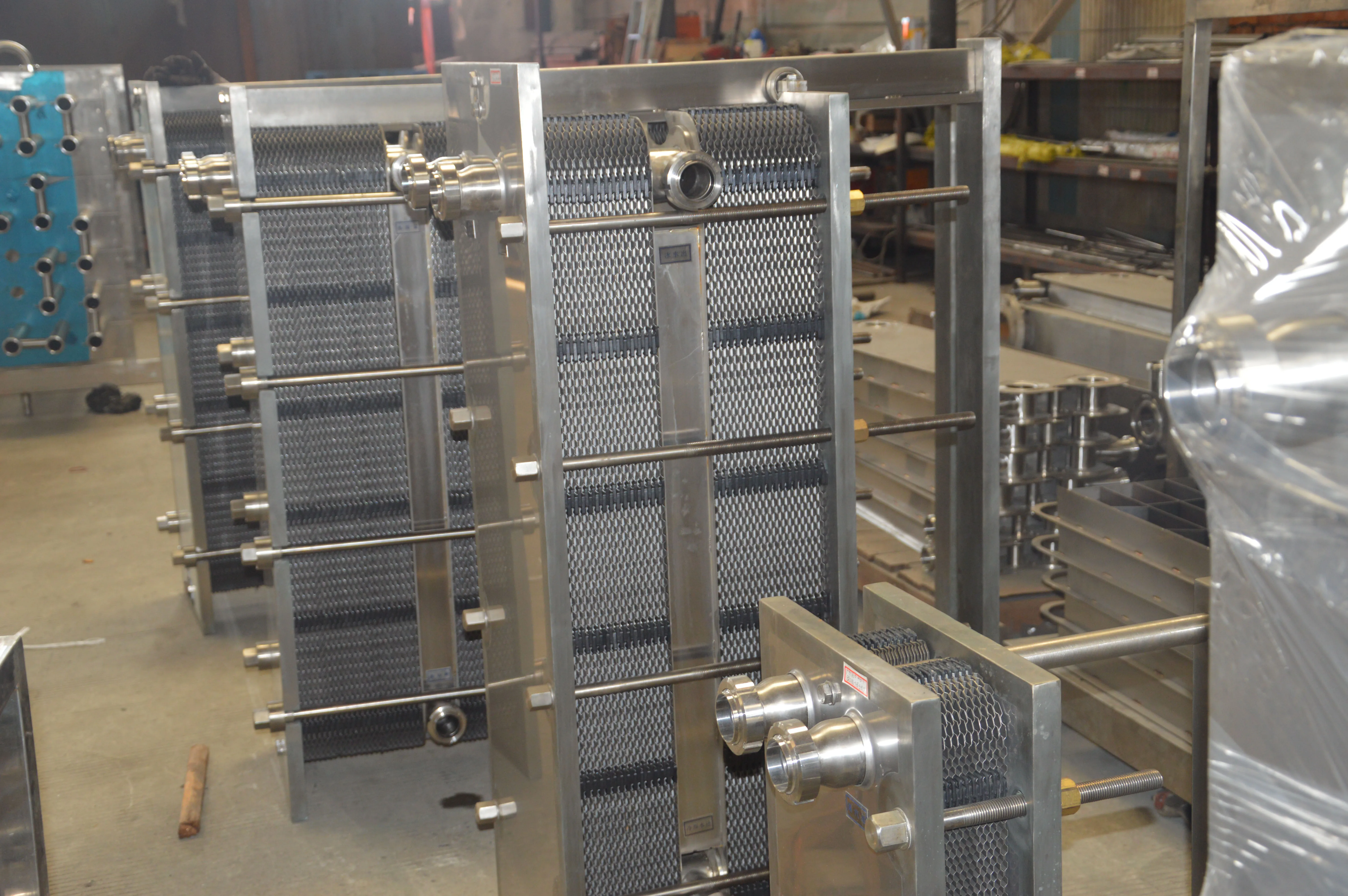 Dairy factory use food sanitary plate heat exchanger for milk