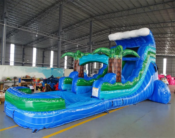 Kids Party Manufacturers supply new inflatable titanic slide park inflatable trampoline