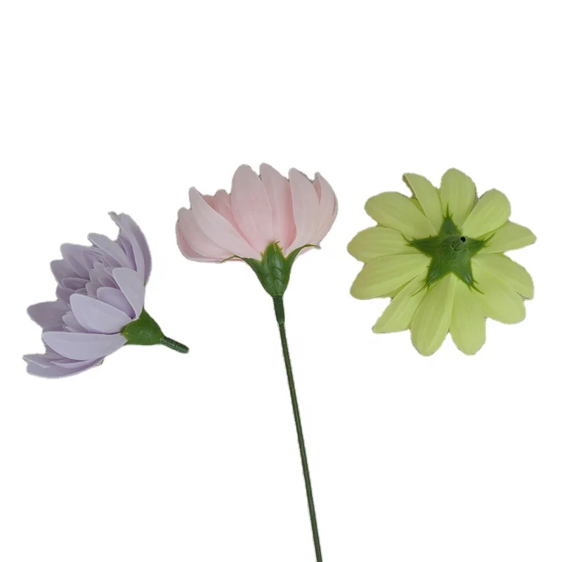 Artificial Lotus Home Wedding Christmas Decorations Chrysanthemum Scented Michelle Sea Aster Head Soap Flowers Bouquets