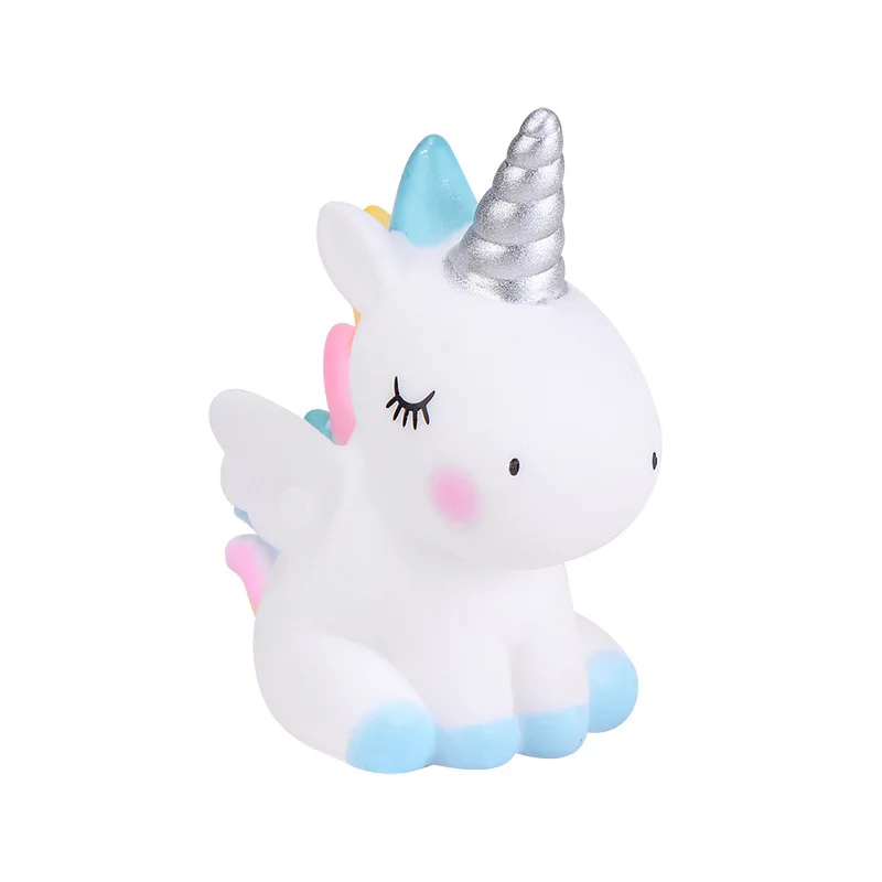 Mini Cute Animal Tiny Unicorn Horse DIY landscaping Miniature for Home Decor Fairy Garden Figurine Children Toy Gift