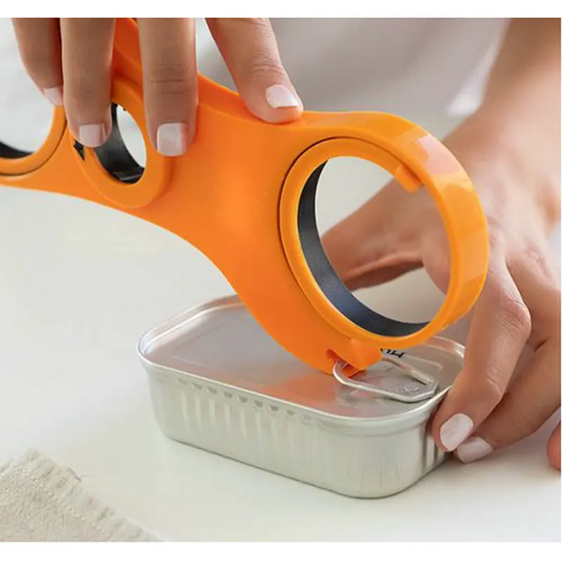 5 in 1  Multi Function Twistease Beer Bottle Opener Multi-Purpose  Plastic Jar Can Bottle Opener Kitchen Tool