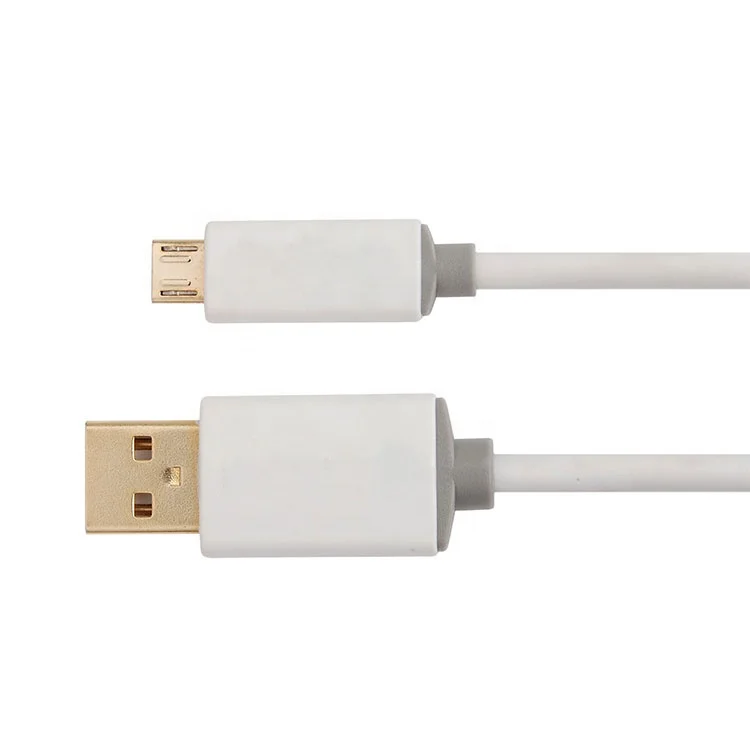 High Speed Charging Sync and Fast Charging Black & Blue PVC Micro USB 2.0 Cable