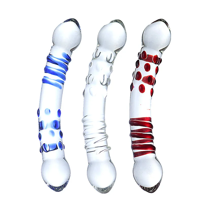 Unisex Products Adult Sex Toys Pyrex Glass Dildo Anal Plug Female G-spot Masturbation Glass Dildos Sex Toy For Women
