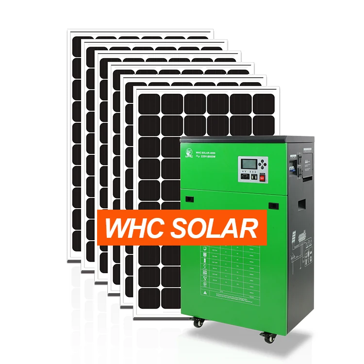 WHC Portable Solar Power Panel Generator Electricity Generating 80000watt 10kw Solar energy System off grid solar power system