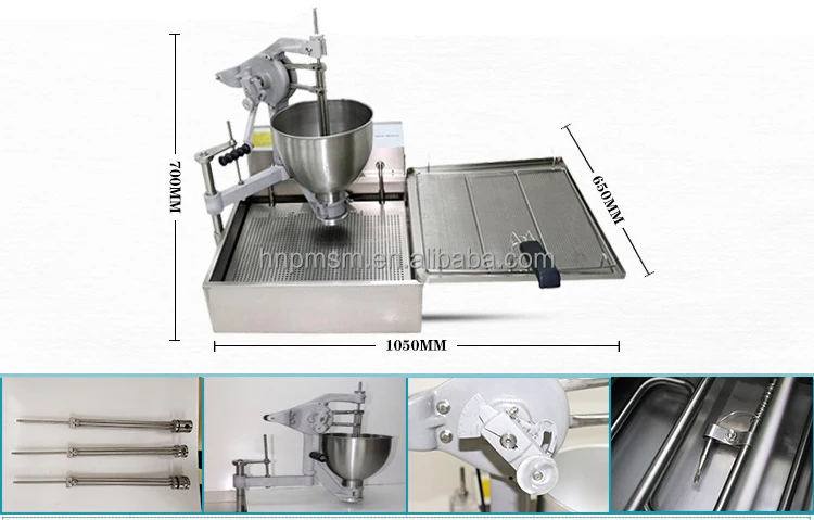 Factory Hot Sale 3 In 1 Donut Maker Factory Cheap Price Donut Glaze Machines Donut Extruder Machine