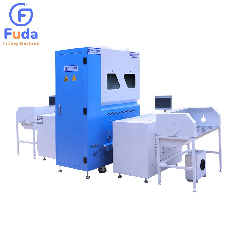 Hot Pick Fuda 412D-t Single-Phase Electric Drive Siemens PLC Control System Winter Overcoat Duck Down Filling Machine